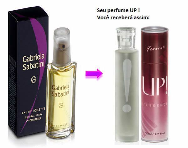 PROMOÇÃO Perfume Feminino 50ml - UP! 24 - Gabriela Sabatini